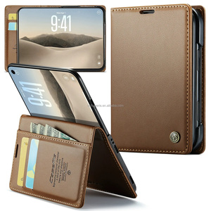 Étui portefeuille en cuir PU CaseMe pour iPhone Duo, coque de protection antichoc avec fentes pour cartes et béquille, OEM ODM - Product Image 2