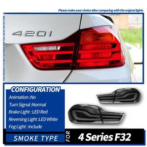 Luces Traseras LED para <span class=keywords><strong>BMW</strong></span> F32 Lci, <span class=keywords><strong>Serie</strong></span> 4, 2013-2018, Luz Trasera M4 F36 425i 430i, Luz de Freno Trasera, Señal Dinámica Animada - Product Image 5