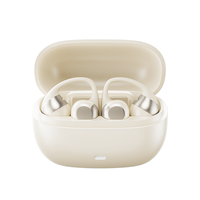 Écouteurs sans fil T88 OWS Sport à clip d'oreille, design similaire à une boucle d'oreille, conduction osseuse, audio haute résolution, appels vocaux HD, casque
