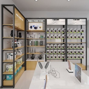 Ensemble d'accessoires de magasin mobile Mingtang personnalisés Présentoir d'accessoires de boîtier de téléphone portable en rack - Product Image 1