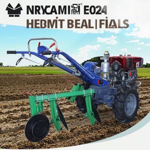 Condensing Hand-Guided Disc Plow 12HP 2WD Diesel Engine <b>Walking</b> Tractor Agricultural <b>Machinery</b> - Product Image 4