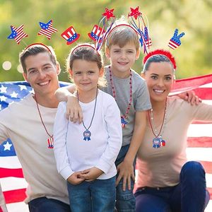 12 Diademas del 4 de Julio, Accesorios para Fiestas del 4 de Julio, Artículos Patrióticos Rojos, Blancos y Azules para el Día de la Independencia - Product Image 3