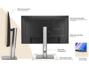 จอภาพระดับมืออาชีพขนาด 27 นิ้ว 4K UHD IPS LCD แบบจอกว้าง รองรับ HDR400 พร้อมพอร์ต USB-C 96W PD ปรับเทียบค่าสีไว้ล่วงหน้า เหมาะสำหรับงานตัดต่อภาพ - Product Image 6
