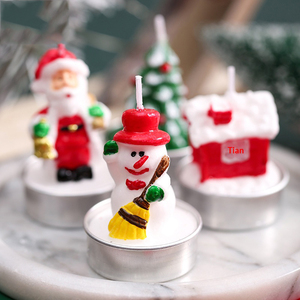 Creative Smokeless Scented <b>Candle</b> Nordic Style Christmas Decor Ornament For Birthday <b>Xmas</b> Atmosphere Decoration - Product Image 3