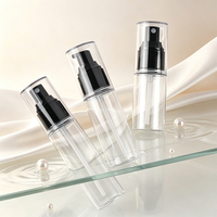 Bouteilles en plastique PET de 30 ml, 40 ml, 50 ml, 60 ml, 80 ml pour le transfert de toner, de parfum ou de spray anti-transpirant/déodorant.