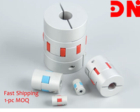 Connecteur de vis à double diaphragme, élastique, en forme de trèfle, à couple élevé, pour vis de commande de moteur pas à pas et servo-moteur