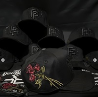 Produsen Topi Bordir 3D Custom Gorra Hats El Mago 5-Panel Original Unisex Sporty Logo Huruf Berhias Rhinestone Kanvas Biasa
