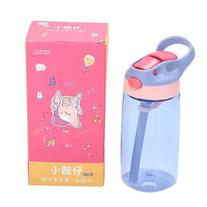 Bouteille d'eau intelligente en plastique sans BPA de haute qualité pour enfants, personnalisable, portable et écologique – Offre spéciale - Product Image 5