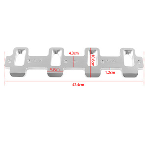 Adaptador de colector de admisión de aluminio 551316 para actualización LSA LSX LS3 Chevrolet con accesorios de montaje - Product Image 3