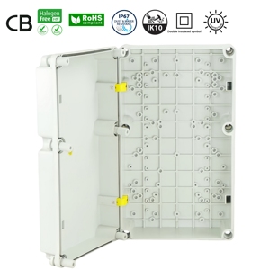 <span class=keywords><strong>Caja</strong></span> <span class=keywords><strong>de</strong></span> plástico <span class=keywords><strong>de</strong></span> Material PC/ABS resistente al agua al aire libre IP67 <span class=keywords><strong>caja</strong></span> <span class=keywords><strong>de</strong></span> conexiones 460x270x160mm instrumento electrónico acero IP65 - Product Image 4