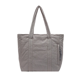 Nuova Borsa Tote in Tela Personalizzabile con Logo, Semplice e alla Moda, Portatile, Leggera, Grande Capacità, con Cerniera, da Donna - Product Image 5