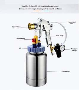 TEBAK NIEUWE 2L Drukspuit Multicolor Verf <span class=keywords><strong>Water</strong></span>-in-<span class=keywords><strong>water</strong></span> Spuitpistool Latex Verfspuitpistool 2.5/<span class=keywords><strong>3</strong></span>.0/<span class=keywords><strong>3</strong></span>.5/4.0mm - Product Image 3