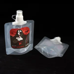 Bolsita de cosméticos de lujo con estampado personalizado, embalaje cosmético, bolsas para jabón líquido, Caño
