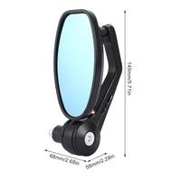 Rétroviseur de moto, rétroviseur modifié pour guidon, rétroviseurs de moto 22 mm, accessoires de moto