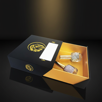 Kexin Großhandel Schwarze Maßgefertigte Gel-Nagellack-Verpackungsbox mit Goldfolien-Logo Starre Schublade Schiebegeschenkbox