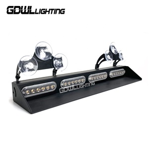 24LED lumière stroboscopique 12V 24V avertissement d'urgence flic LED pont tableau de bord stroboscopique feux d'avertissement pour voiture - Product Image 2