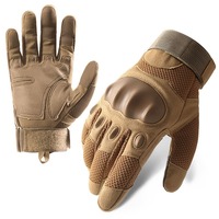 Gants en caoutchouc tactiques de contact de doigt de résistance de chasse de combat pour des sports en plein air
