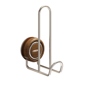 Hinayana Hair Tie Holder Suction Mounted Stainless Steel Bathroom Wall Mount Circular Durable Storage Rack - Product Image 5