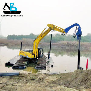 <span class=keywords><strong>Machine</strong></span> de battage de pieux hydraulique amphibie embarquée avec pompe et moteur haute performance pour la construction - Product Image 6