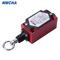 Interrupteur de fin de course à cordon de tirage d'arrêt d'urgence IP67 10A Modèle SN2170 4170 6170-Sl-C-R Réinitialisation manuelle/automatique Métal