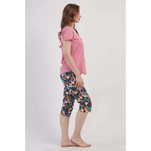 Combinaison de nuit ovale à manches courtes et col rond pour femmes - Product Image 2