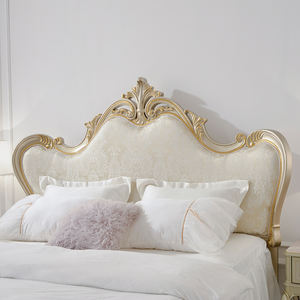 <span class=keywords><strong>Letto</strong></span> <span class=keywords><strong>Matrimoniale</strong></span> in Tessuto Retrò Francese con Motivi Dorati e Intagliati 1.8M <span class=keywords><strong>Letto</strong></span> da Sposi per Camera da <span class=keywords><strong>Letto</strong></span> Padronale Stile Europeo Mobili in Legno Massello - Product Image 5