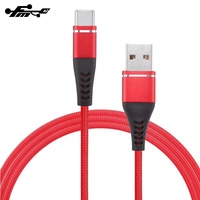Kabel Pengisi Daya Usb Tipe C Logam Campuran Seng, Kabel Pengisian Daya Android Usb