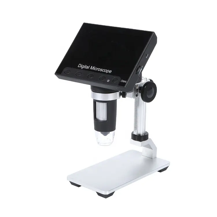 Portable 8 LED camera electronic metallurgical LCD screen digital microscope