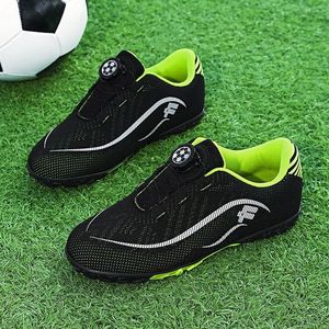Nouvelles Chaussures <span class=keywords><strong>de</strong></span> Football Unisexe pour Enfants à Semelle Extérieure en Caoutchouc et Doublure en Maille Respirante, avec Bouton Rotatif TF, pour Élèves du Primaire - Product Image 2