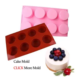 3d round heart decorating fondant resin cup cupcake flower tool form baking pan muffin maker silicone cake mold mould for cake