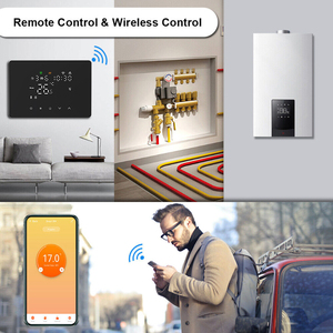 <span class=keywords><strong>Thermostat</strong></span> sans fil RF HY101 WIFI Tuya/Contrôle vocal Maison intelligente Chaudière à <span class=keywords><strong>gaz</strong></span> Thermostats de chauffage pour utilisation hôtelière - Product Image 2