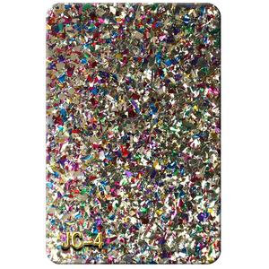 Hoja acrílica con purpurina de nueve colores Juhong, grabado doblado de 5mm para luces, tablero de resina de vidrio, hoja acrílica de corte láser C02 - Product Image 4
