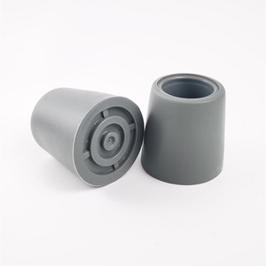 Cubiertas gruesas de plástico gris con hierro para patas de muebles, mesas, sillas y inodoros, protección universal. - Product Image 2