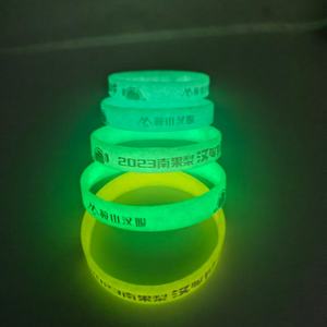 Pulsera de Silicona Luminosa Promocional con Logotipo Grabado, Ecológica, Económica, Sin Pedido Mínimo, Venta al Por Mayor 2025 - Product Image 3
