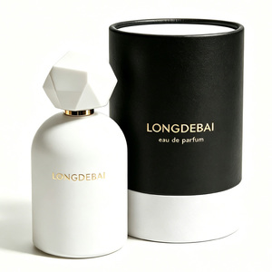 New Design round Empty Perfume Glass <b>Bottle</b> 30ml 50ml 100ml Luxury Perfume sprayer <b>Bottle</b> with <b>box</b> packaging - Product Image 1