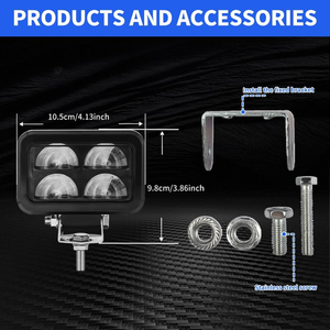 رافعة شوكية 18 واط حمراء وزرقاء منطقة تحذير ليد ضوء رافعة شوكية منطقة الخطر ضوء 12-80 فولت ليزر قوس مستودع ضوء تحذير السلامة - Product Image 6