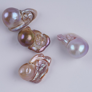 Perlas Sueltas de Agua Dulce Naturales de 16-17 mm, Perlas Barrocas Irregulares Recicladas para Material de Joyería DIY - Product Image 5
