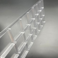 Plateau alvéolé en plastique PET transparent jetable pour 21 puces graphiques GPU 40x40mm, emballage d'accessoires informatiques, vente en gros