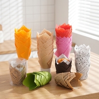 Prêts à être expédiés : élégantes douilles à cupcakes en papier blanc anti-graisse, moules à muffins, outils de décoration de gâteaux pour mariage et fête
