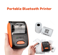 Printer Bluetooth Mini industri portabel termurah Printer penerimaan termal 58mm genggam