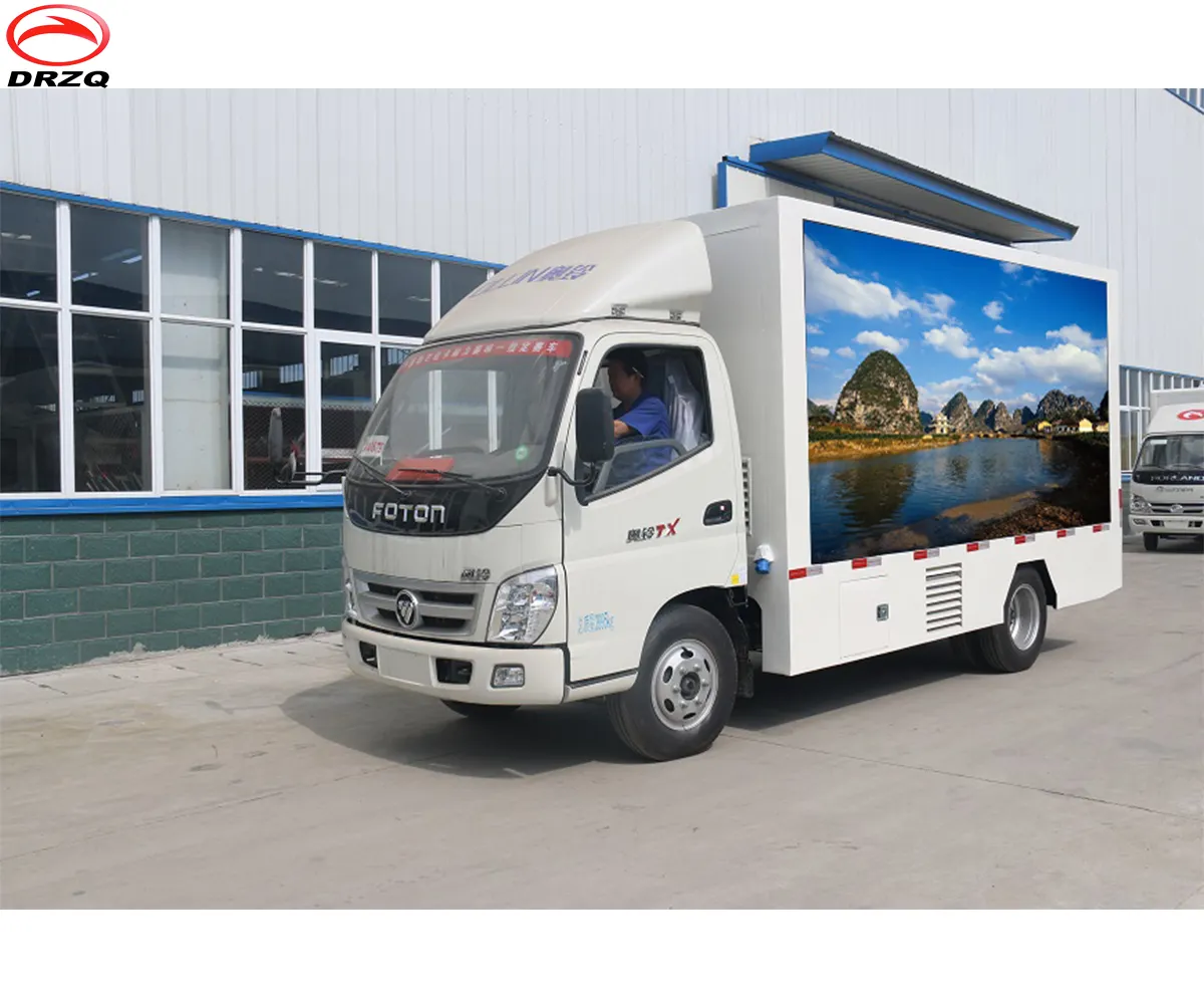 XDR FOTON led display advertising car mobile led billboard truck