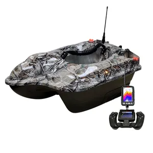 Barco de caza con cebo de 28 puntos, piloto automático rc de 4KG, sonar de 500m de distancia, buscador de peces de 4,7 pulgadas