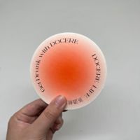 Papier d'art personnalisé en couleur découpé à l'emporte-pièce en forme de cercle rond pour cartes de visite impression de cartes de vœux de remerciement