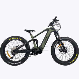 Bicicleta Eléctrica de Montaña Queene Super Carbon Fiber M600 Mid Drive Mountain 73 MTB - Product Image 1