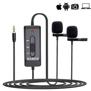 Personalized Black Smallest Hidden Camera Lavalier Condenser Microphone recording Reporter Mic Interviews - Product Image 2