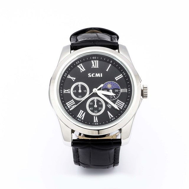 New Alloy Fashion Business Men's Watch Waterproof Calendar Advanced Quartz Watch
