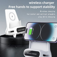 Support de téléphone portable créatif en forme de petite chaise, chargeur sans fil, support de siège pour téléphone, tablette et ordinateur