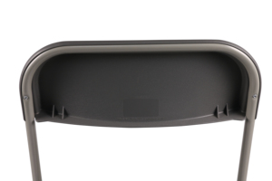 Practical Flat Back Gray L 3G Plastic <b>Folding</b> <b>Chair</b> Combines Sturdy Construction Contemporary Style <b>for</b> Weddings Parties - Product Image 4