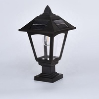 Lampe solaire extérieure étanche IP65, lampadaire de jardin, lampadaire mural, lampe à pilier LED de luxe pour jardin et patio