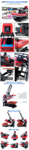Direct Sales Wholesale 40x50 Magnetic Heat Press Machine with Temperature and Time <strong>Presets</strong> Used for Heat Transfer Pressing - Product Image 5